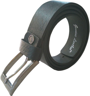 

Welo Men Black Genuine Leather Belt