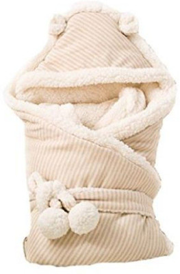 

Kflan Striped  Baby Sleep Sack(Cotton, Brown