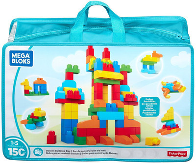 

Mega Blocks DELUXE BUILDING BAG(Multicolor)