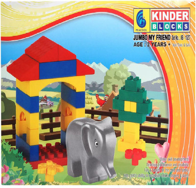 

Peacock kinder blocks(Multicolor)