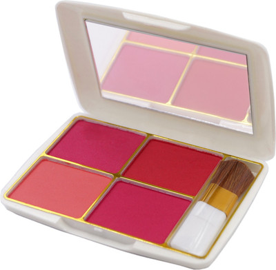 

One Personal Care 4 Color Blush Palette(Rosso Corsa, Tulip, Cerise, Ruby)