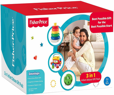 

Fisher-Price Infant Deluxe Gift Pack 3 in 1 Board Game