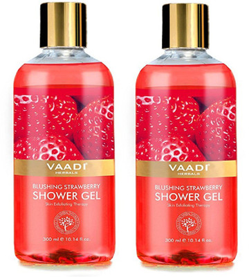 

Vaadi herbal Blushing Strawberry Shower Gel, 300g (Pack of 2)(600 ml, Pack of 2)