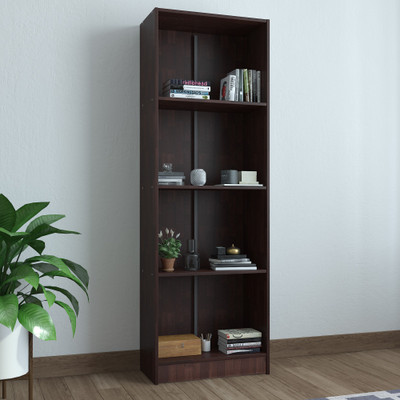 

Woodness Venice Engineered Wood Open Book Shelf(Finish Color - Brown)