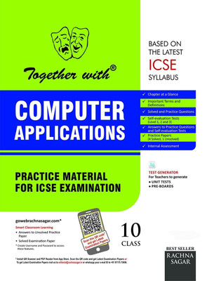 Together with Icse Computer Applications Practice Material for Class 10(English, Paperback, Arora Aditi)