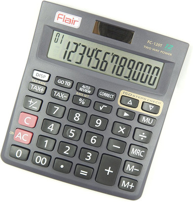 

Flair FC-120T Desktop Series FC-120T Basic Calculator(12 Digit)