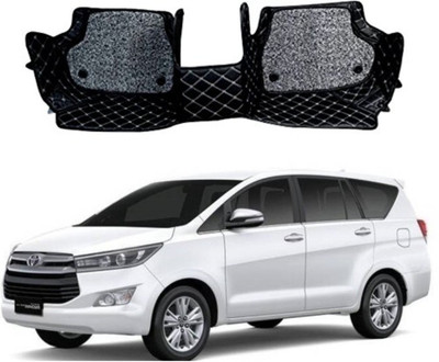AUTOGARH Leatherite 7D Mat For  Toyota Innova Crysta(Black)