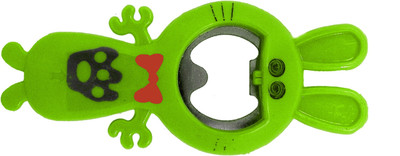 

Confidence Cartoon Bottle Opener New Fancy Looks Bottle Opener Carabiner(Green)