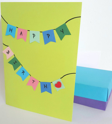 

BeautifulWorldCreations Greeting Card(Light Neon Green, Pack of 1)