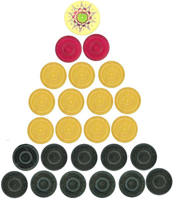 

Sunshine international Wooden carrom Goti Board Game