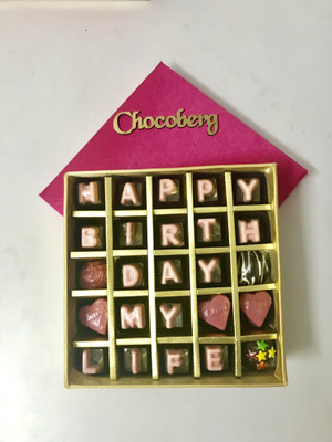 

Chocoberg Happy Birthday Chocolate Box Caramels(Pack of 25, 500 g)