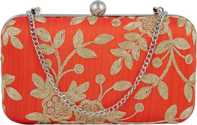 

TARUSA Casual Orange Clutch