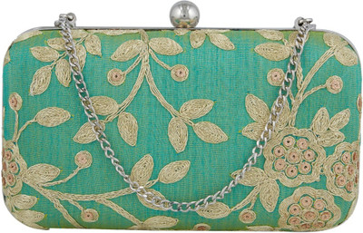 

TARUSA Casual Green Clutch