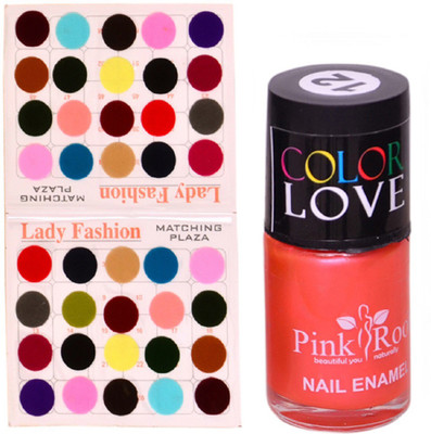 

Pink Root Nail Paint No. 12 (15ml), Lady Fashion Multi Color No. 15 Bindi(Set of 2)