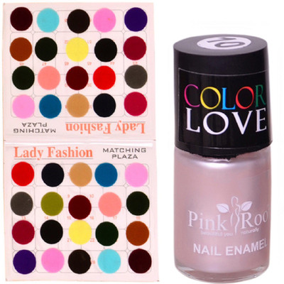 

Pink Root Nail Paint No. 10 (15ml), Lady Fashion Multi Color No. 15 Bindi(Set of 2)