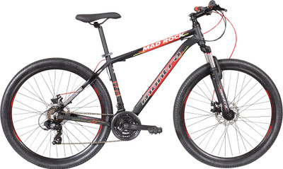 

Montra MADROCK (26) 26 T 21 Gear Mountain/Hardtail Cycle(Black), Matte black;red