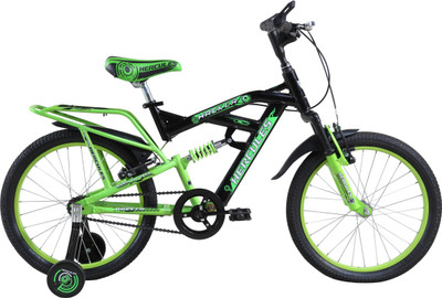 HERCULES HACKER 20 T Recreation Cycle(Single Speed, Black), Black;green