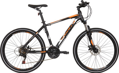 

Montra BACKBEAT 26 26 T Mountain/Hardtail Cycle(21 Gear, Black), Black;grey;orange