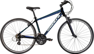 

Montra BLUES 1.1 700C T 21 Gear Hybrid Cycle/City Bike(Blue), Black;blue