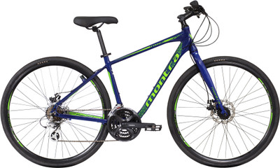 

Montra TIMBA 700C T 21 Gear Hybrid Cycle/City Bike(Blue), Green;prussian blue