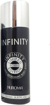 NUROMA Infinity Limited Edition Deodorant Spray  -  For Men(200 ml)