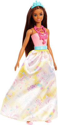 

Barbie Dreamtopia Sweetville Princess Doll(Multicolor)