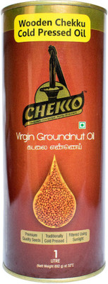 

chekko Virgin Groundnut Oil Tin(1 L)