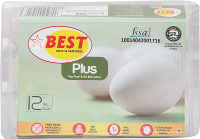 

Best Plus Hen White Eggs(12 Units)