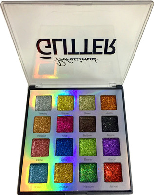 

LUV-LI PROFESSIONAL IMPORTED 16 COLOR GLITTER KIT FOR BRIDAL LOOKS 32 g(MULTICOLOR)