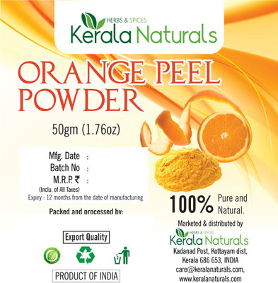 

Kerala Naturals Premium Quality Orange Peel Powder 150gm(150 g)