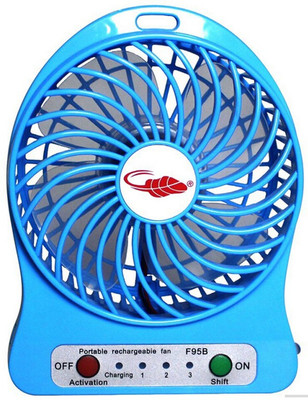 

Shopimoz High Speed Pack of 1 Mini Portable USB Fan(Blue)