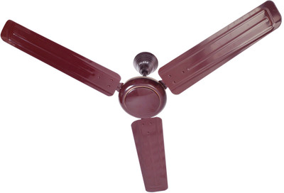 

PLAZA Blizz kool 1200 mm 3 Blade Ceiling Fan(Brown, Pack of 1)