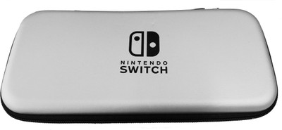 

Hytech Plus Nintendo Switch Travel Carrying Case (Silver) Gaming Accessory Kit(Silver, For Wii)
