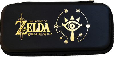 

Hytech Plus Legend of Zelda: Breath of the Wild Special Edition Nintendo Switch Travel Carrying Case Gaming Accessory Kit(Black, For Wii)