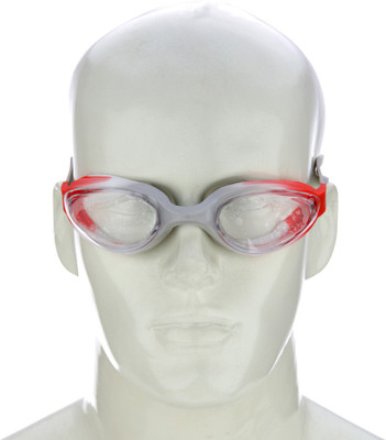 

I-SWIM IS-504 Adult Swimming Goggles(White), Red