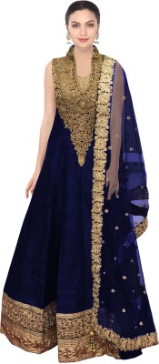 Caffoy Cloth Company Anarkali Gown(Blue)