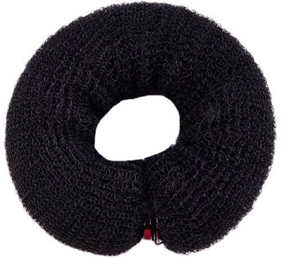 

RAAYA Snap Donut For Bun making For Women And Girls, Black Color Bun(Black)