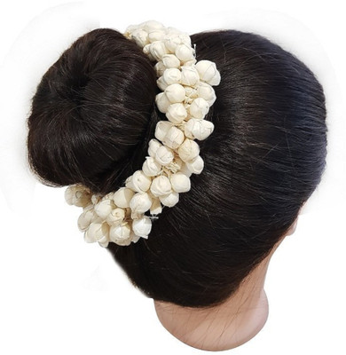 

EKAN Hair Gajra Flowers For women And Girl Hair Accessory Set(White)