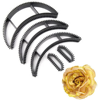 

EKAN Hair Accessories For Women Wedding, Hair Bumpit Puff For Girls Hair Accessory Set(Black)
