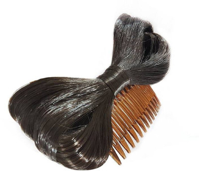 

Majik Synthetic Hair Accessory Bow Clips For Girls And Women Hair Accessory Set, Bun Clip (Black, Brown) Hair Accessory Set, Bun Clip(Black, Brown)