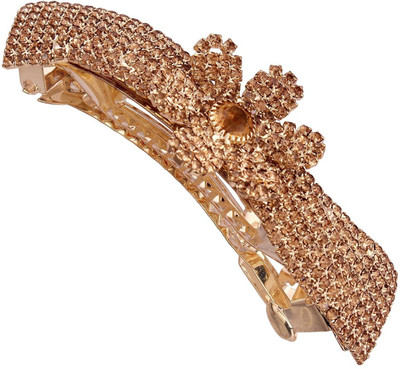 

AccessHer HP0317GC155GCGFLCT Hair Clip(Gold, Brown)