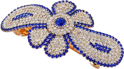 

AccessHer HP0617GC6042GB Hair Clip(Gold, White, Blue)