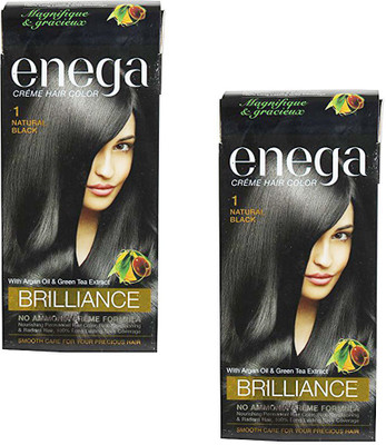 

Enega 1 Natural Black Creme (Pack of 2) Hair Color(1 Natural Black)