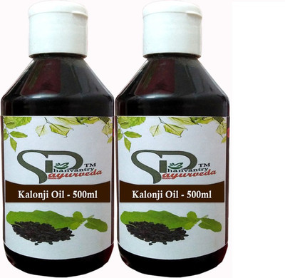 

shree dhanwantri ayurweda Kalonji Oil 1Liter {(500 ml + 500 ml {2 pack } ) Black Seed Oil 1 Liter } Hair Oil(1 L)