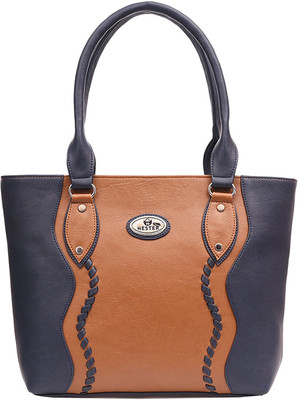 

Hester Shoulder Bag(Blue, Tan)