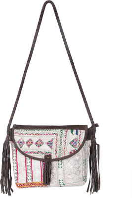 

jaipurtextilehub Sling Bag(Brown)