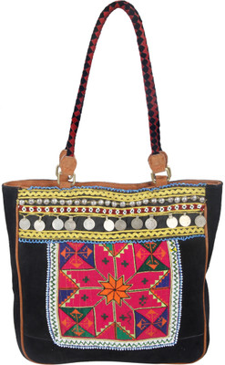 

jaipurtextilehub Shoulder Bag(Black)