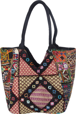

jaipurtextilehub Shoulder Bag(Black)