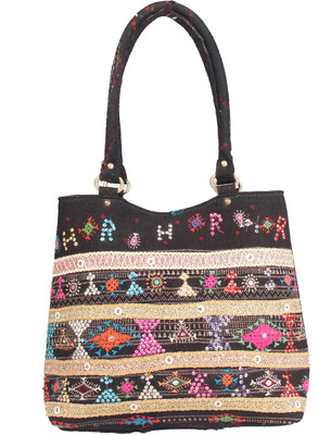 

jaipurtextilehub Shoulder Bag(Black)