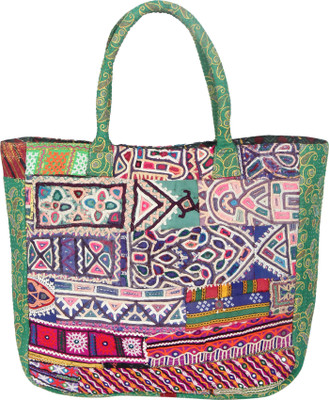 

jaipurtextilehub Shoulder Bag(Green)